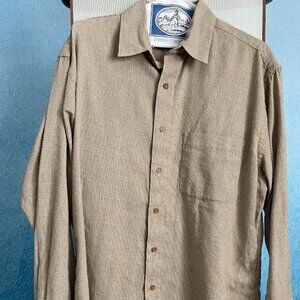 111 State Mens Long Sleeve Medium checkered button down